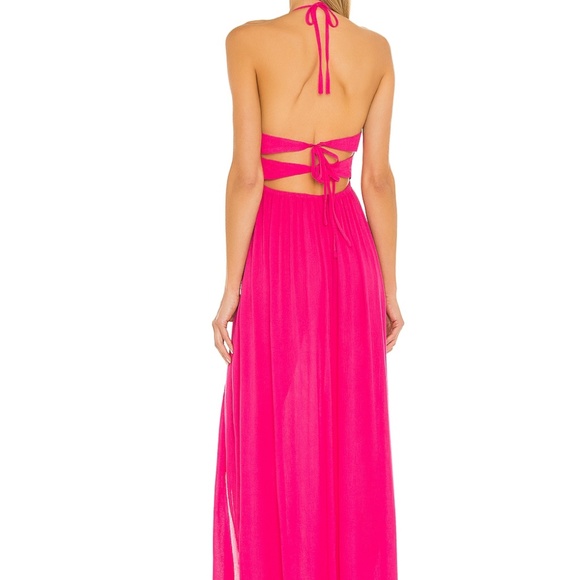 NWT Pink Maxi Dress Superdown - Picture 3 of 4